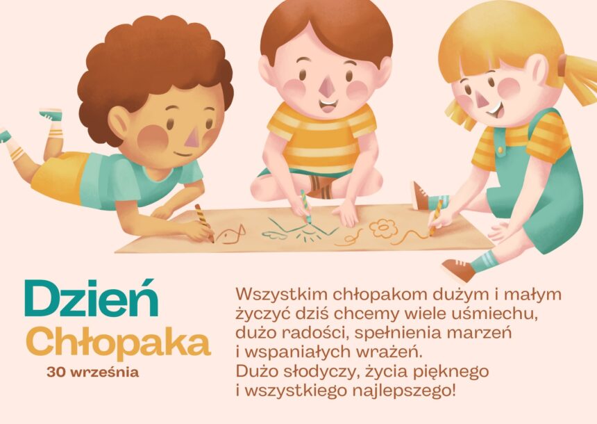 dzień chłopaka - kartka z życzeniami - na stronę