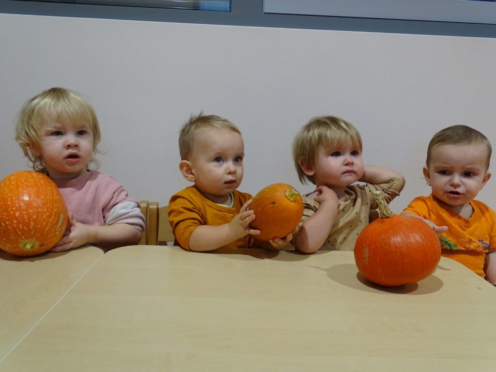 Dzieci z dyniami