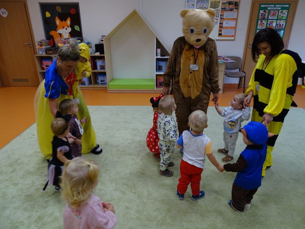 Wspólny taniec na dywanie