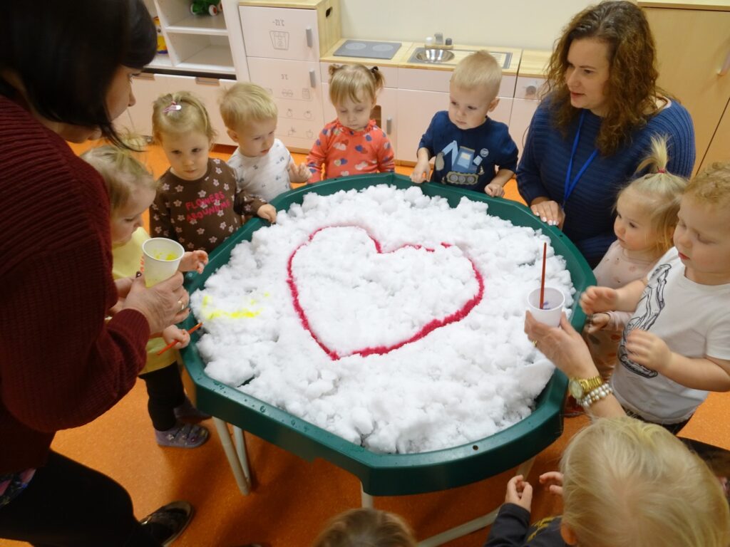 Serce na śniegu