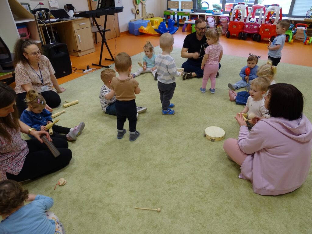 Wspólne granie na dywanie